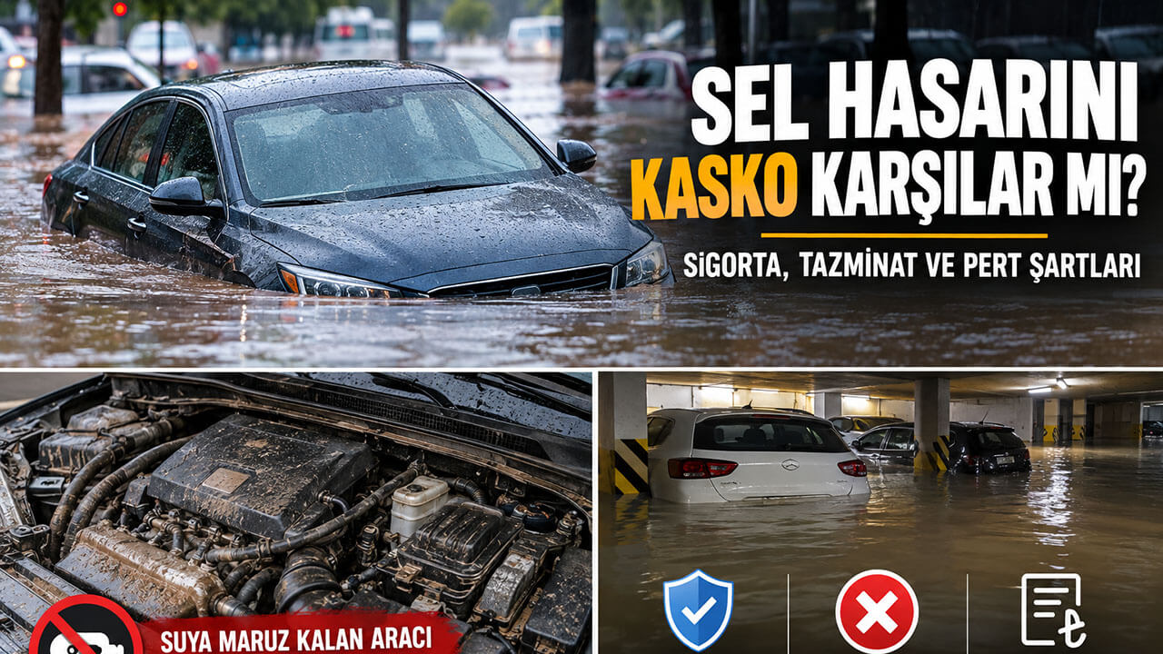 Sel Hasarını Kasko Karşılar mı? Sigorta ve Pert Şartları